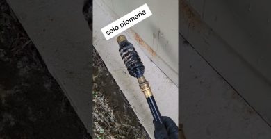 Desatasco de bajantes con medios mecánicos